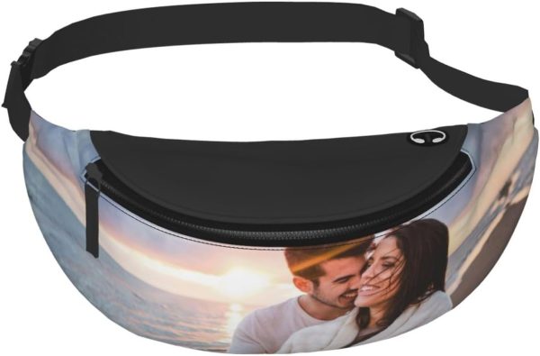 Custom Sling Bag for Women Men Personalized Sling Backpack with Your Photo Text Customized Chest Bag for Outdoor Travel. Style5 - Image 8