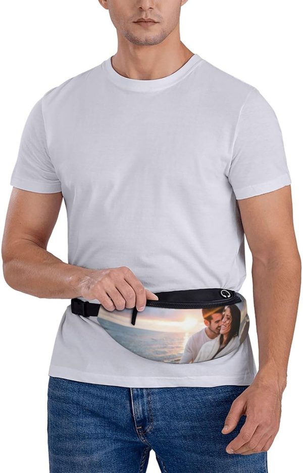 Custom Sling Bag for Women Men Personalized Sling Backpack with Your Photo Text Customized Chest Bag for Outdoor Travel. Style5 - Image 5