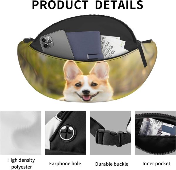 Custom Fanny Pack for Women Men Personalized Adjustable Waist Bag. Design Your Photo Text Belt Bags for Travel Running Cycling Hiking Sports - Image 5