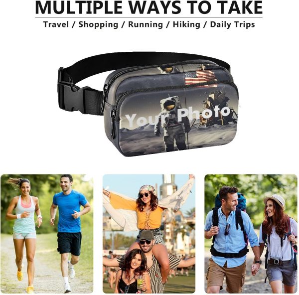 Custom Photo 21341143C Fanny Packs for Women & Men - Belt Bag. Crossbody. Running & Waist Packs - Image 6