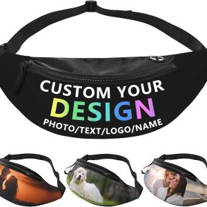 Custom Sling Bag for Women Men Personalized Sling Backpack with Your Photo Text Customized Chest Bag for Outdoor Travel. Style5