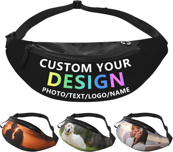 Custom Sling Bag for Women Men Personalized Sling Backpack with Your Photo Text Customized Chest Bag for Outdoor Travel. Style5