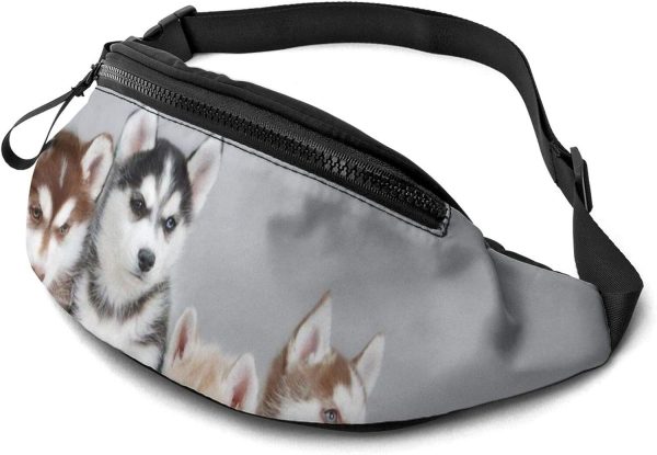 1-300PCS Custom Fanny Pack Waist Bag Personalize Bum Bags With Adjustable Belt Outdoor Travel Beach Shoulder Hip Bag For Women & Men (Black) - Image 8