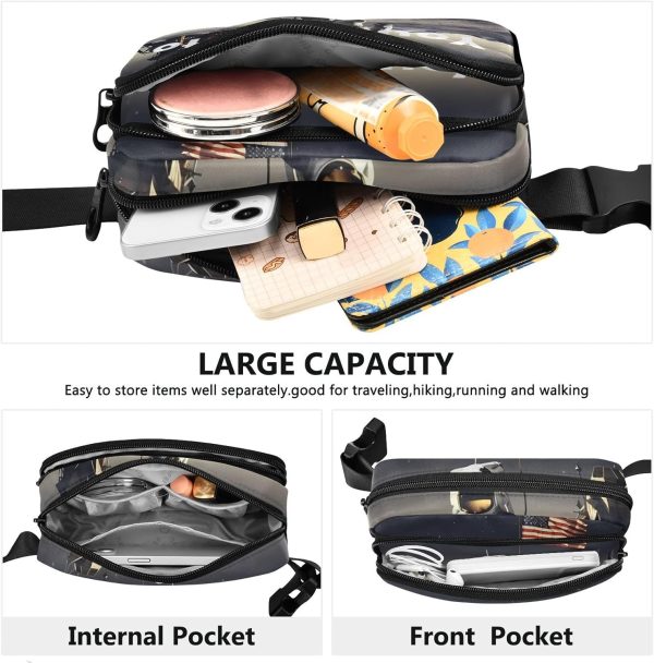 Custom Photo 21341143C Fanny Packs for Women & Men - Belt Bag. Crossbody. Running & Waist Packs - Image 4